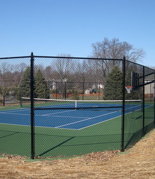 Tennis Courts Fence Installation Akron